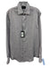 Emporio Armani NWT Size S White & Purple Linen All Over Print Long Sleeve Shirt White & Purple / S