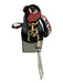 Marc Jacobs Red, White, Navy Leather Gold hardware Zip Close Crossbody Bag Red, White, Navy