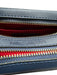 Marc Jacobs Red, White, Navy Leather Gold hardware Zip Close Crossbody Bag Red, White, Navy