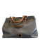 Dooney & Bourke Gray & Brown Leather Crossbody Strap Magnetic Close Bag Gray & Brown / M