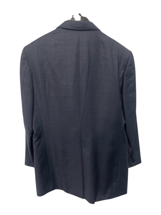 Brioni Navy Blue Wool Solid 2 Button Men's Suit Navy Blue / 52