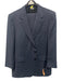 Brioni Navy Blue Wool Solid 2 Button Men's Suit Navy Blue / 52
