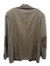 Canali Tan Wool Blend Solid 3 button Men's Blazer Tan / 54