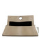 Halston Heritage Gold & Beige Leather Snake Print Clutch Glitter Bag Gold & Beige