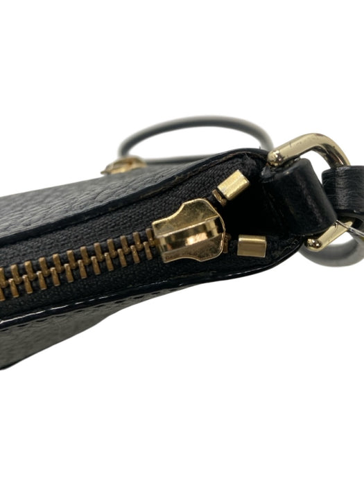 Kate Spade Black Leather Crossbody Gold Hardware Bag Black / Small