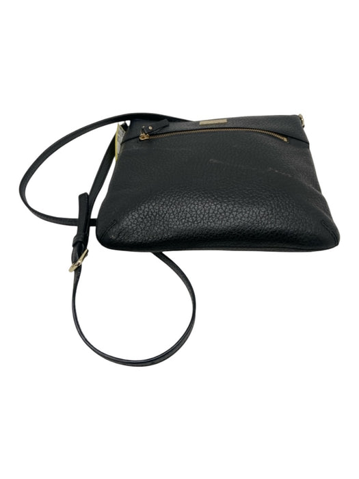 Kate Spade Black Leather Crossbody Gold Hardware Bag Black / Small