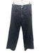 Toteme Size 27 Charcoal Black Cotton Blend Denim High Waist Wide Leg Jeans Charcoal Black / 27