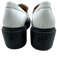 Stuart Weitzman Shoe Size 8.5 White & Black Leather Upper Lug Sole Penny Loafers White & Black / 8.5