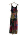 Desigual Size Large Black & Multi Polyester Sleeveless Scoop Neck & Back Dress Black & Multi / Large