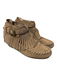 Ash Shoe Size 40 Brown Leather Suede Almond Toe Wedge Heel Moccasin Shoes Brown / 40
