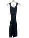 Ulla Johnson Size 6 Black Cotton Sleeveless Midi Buttons Side Zip Dress Black / 6