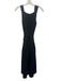 Ulla Johnson Size 6 Black Cotton Sleeveless Midi Buttons Side Zip Dress Black / 6