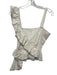 Ulla Johnson Size Est S White Cotton Sleeveless Ruffle Asymmetric Beads Top White / Est S