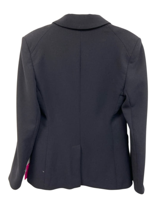 Veronica Beard Size 6 Navy Blue Polyester & Viscose Single Button Blazer Jacket Navy Blue / 6