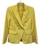 Veronica Beard Size 2 Yellow Nylon & Elastane Double Breast Blazer Jacket Yellow / 2