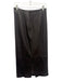 Jenni Kayne Size S Dark Brown Leather Midi Back Zip Skirt Dark Brown / S