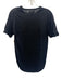 Isabel Etoile Marant Size S Black & Multi Linen Short Sleeve Painted Top Black & Multi / S