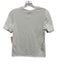 Sezane Size S White Cotton Short Sleeve Scallop Detail Top White / S