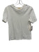 Sezane Size S White Cotton Short Sleeve Scallop Detail Top White / S
