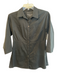 Bitte Kai Rand Size 36 Black Cotton Blend Button Down Collared Long Sleeve Top Black / 36