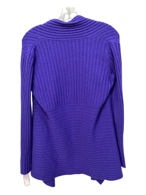 Autumn Cashmere Size S Purple Cashmere & Wool Rib Knit Paneled Sweater Purple / S