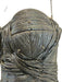 Alex Teih Size Small Blue & Silver No Fabric Tag Metallic Chain Detail Gown Blue & Silver / Small