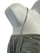 Alex Teih Size Small Blue & Silver No Fabric Tag Metallic Chain Detail Gown Blue & Silver / Small