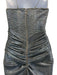 Alex Teih Size Small Blue & Silver No Fabric Tag Metallic Chain Detail Gown Blue & Silver / Small