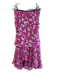 Diane Von Furstenberg Size S Pink No Fabric Tag Elastic Waist Lined Skirt Set Pink / S