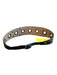Worth Black Leather Grommet Detail Belts Black / XS