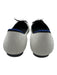 Rothy's Shoe Size 7 Silver & Black fabric upper Shimmer Knit Bow Detail Flats Silver & Black / 7