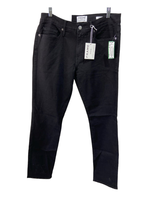 Frame NWT Size 33 Black Cotton Men's Jeans 33