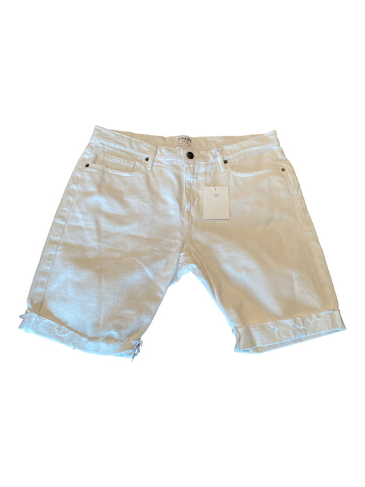 Frame NWT Size 34 White Cotton Jean Men's Shorts 34