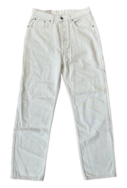 Ksubi Size 25 Khaki Cotton Blend Denim Mid-Rise Straight Leg Jeans Khaki / 25