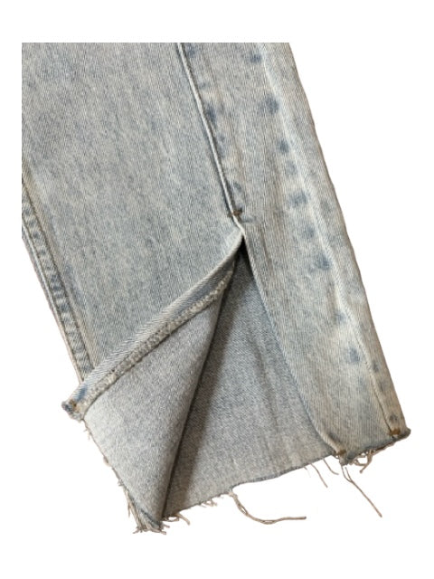 Ksubi Size 26 Light Wash Cotton Blend Denim High-Rise Cropped Skinny Jeans Light Wash / 26