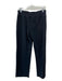 Sundays Size S Black Cotton Blend Ribbed Waist Straight Leg Pants Black / S