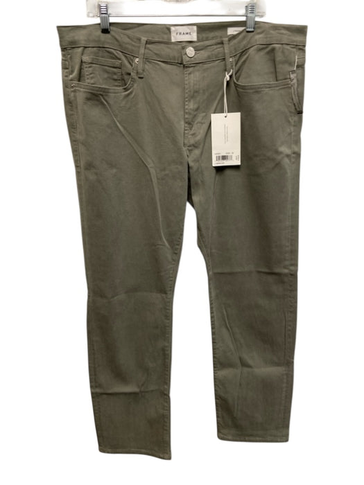 Frame NWT Size 38 Seafoam Green Cotton Solid Jean Men's Pants Seafoam Green / 38