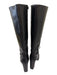 Jeffrey Campbell Shoe Size 9 Black Vegan Leather Square Toe Silver Buckle Boots Black / 9