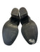 ALLSAINTS Shoe Size 40 Black & Gray Leather Stretch Panel Booties Black & Gray / 40