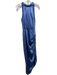 Veronica Beard Size 4 Periwinkle Blue Silk High Tie Neck Sleeveless Midi Dress Periwinkle Blue / 4