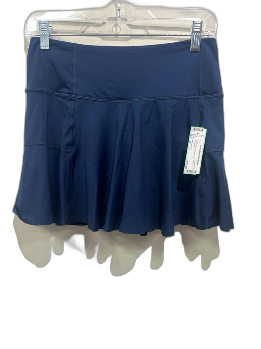FP Movement Size M Navy Blue Polyester Skort Sport Skirt Navy Blue / M