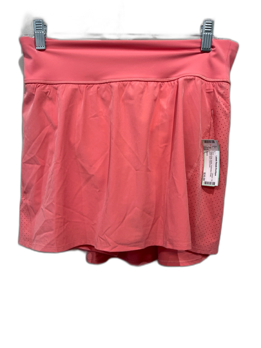 Spanx Size L Peach Pink Nylon Perforated Detail Skort Sport Skirt Peach Pink / L
