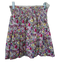 Buru Size S Pink, Green, Yellow Cotton Floral Boat Neck 3/4 Sleeve Skirt Set Pink, Green, Yellow / S