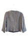 Halogen Size XS Light Gray Wool Blend Round Neck Chain Detail Short Jacket Light Gray / XS