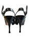 Stuart Weitzman Shoe Size 8.5 Black Patent Leather Solid Slingback Shoes Black / 8.5
