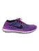 Nike Shoe Size 8 Purple & Blue Knit Stripe Low Top Lace Up Sneaker Shoes Purple & Blue / 8
