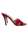 Stuart Weitzman Shoe Size 7.5 Ruby Red Patent Leather High Heel Open Toe Shoes Ruby Red / 7.5