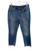 J.Crew Size 26 Med Wash Cotton Blend 5 Pocket Zip Fly Frayed Hem mid rise Jeans Med Wash / 26
