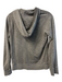 J Crew Size Small Gray Cotton Heathered Hood Front Button Pockets Jacket Gray / Small