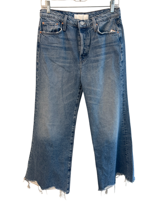 Mother Superior Size 29 Med Light Wash Cotton Blend 5 Pocket Button Fly Jeans Med Light Wash / 29